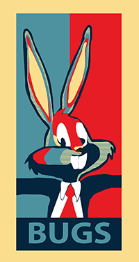 Bugs Bunny Political Poster